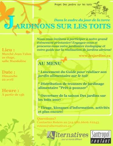 Jardinons sur les toits/Let's gardening on the rooftops